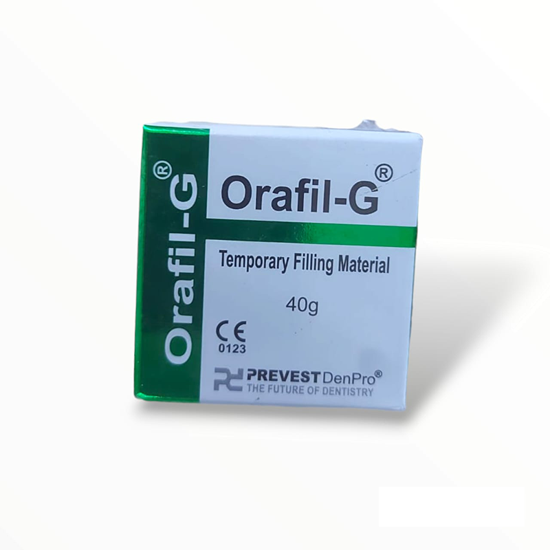 Temporary filling orafil