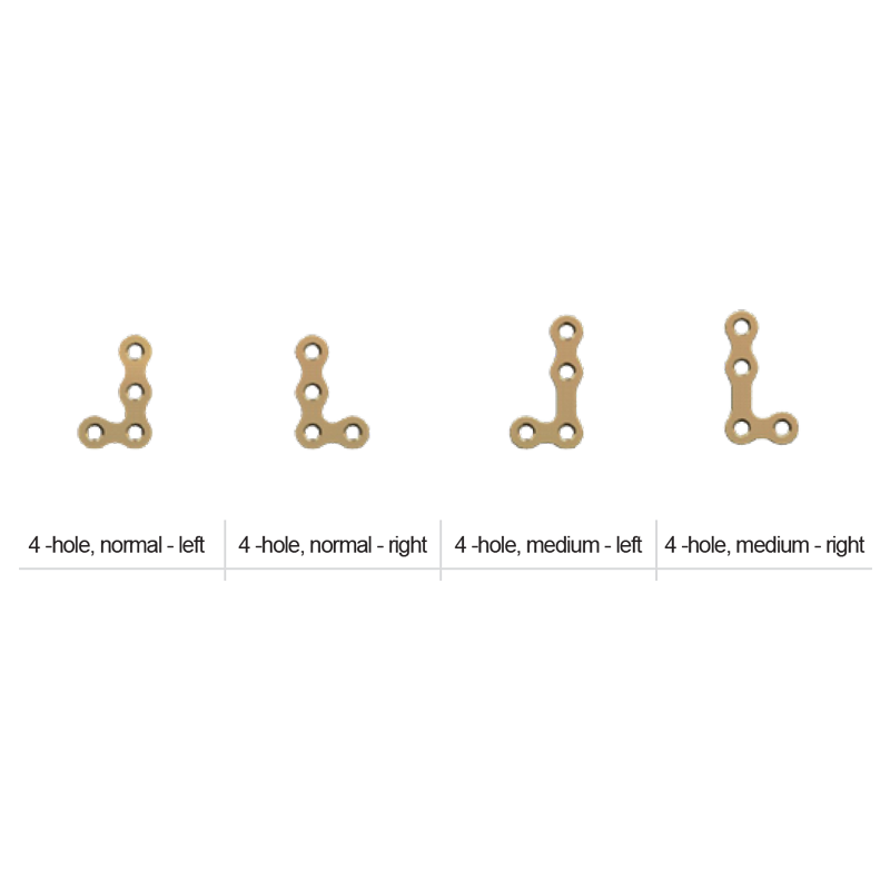 PLATE RIGHT SHORT 4 HOLE